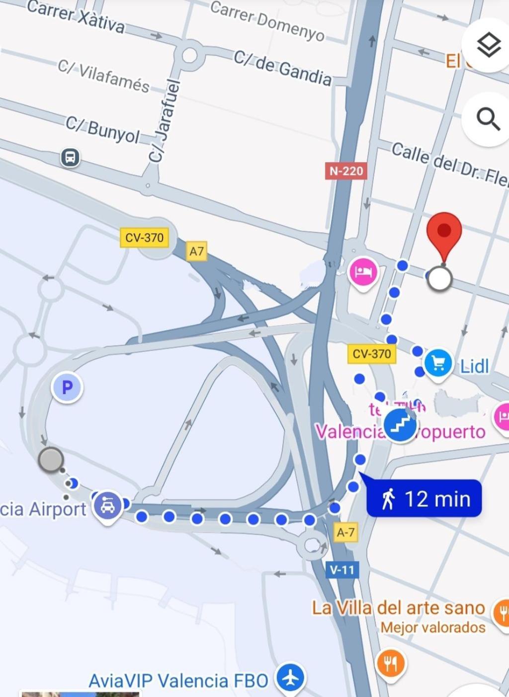 Alojamiento Junto Aeropuerto Valencia A Манисес Екстериор снимка
